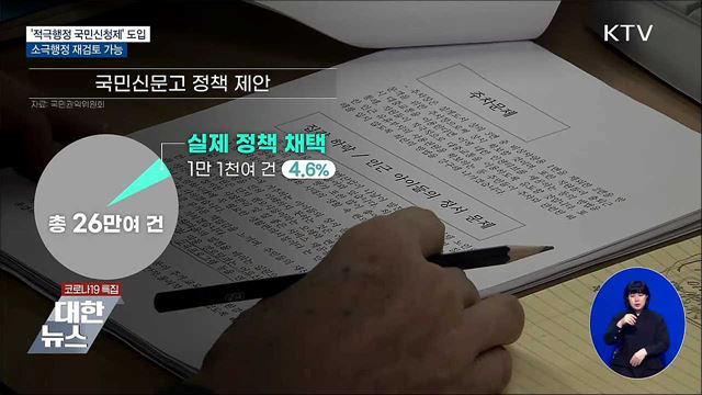 &#39;적극행정 국민신청제&#39; 도입···소극행정 재검토 가능