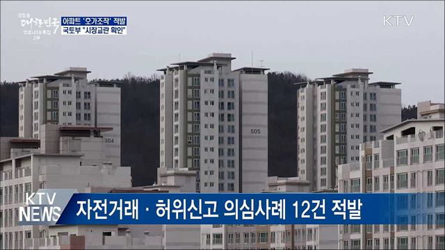아파트 &#39;호가 조작&#39; 적발···&#39;시장교란&#39; 확인