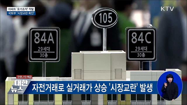 아파트 &#39;호가 조작&#39; 적발···&#39;시장교란&#39; 확인