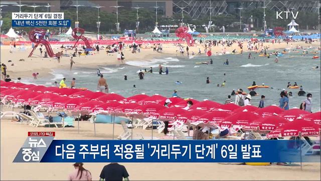 &#39;거리두기&#39; 6일 결정···&#34;내년 백신 5천만 회분 도입&#34;