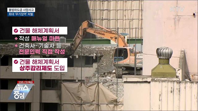 불법하도급 사망사고 &#39;무기징역&#39;···처벌 강화