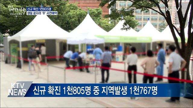신규 1천805명···생일 끝자리 &#39;8&#39; 사전예약