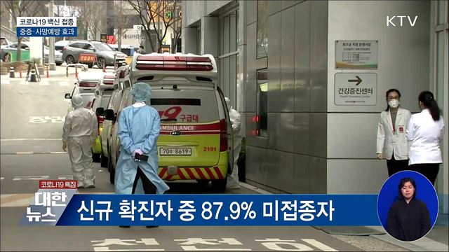 &#34;백신접종, 중증·사망예방 효과 커&#34;