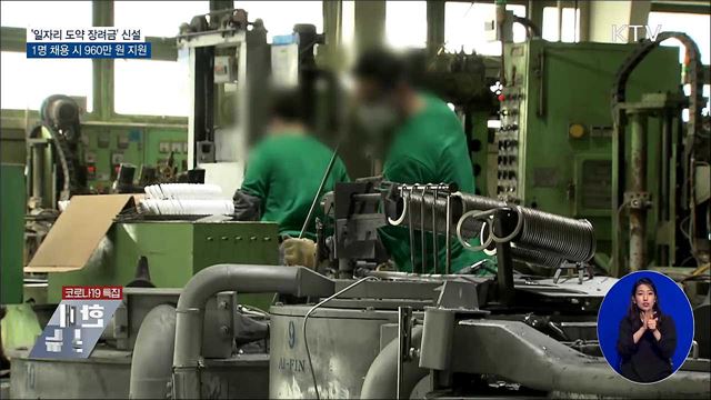 &#39;일자리 도약 장려금&#39;···청년 1명 채용 시 960만 원