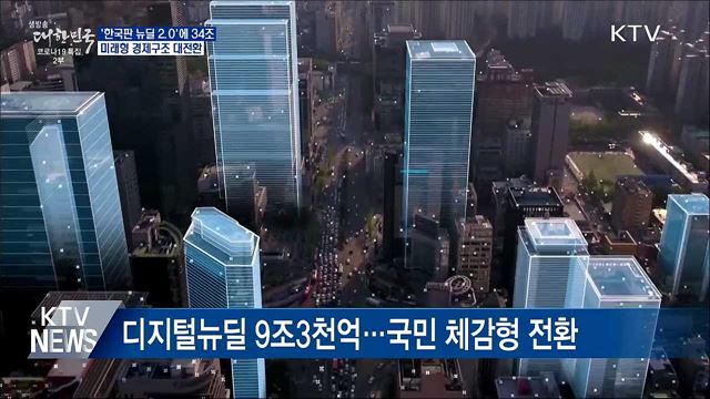 &#39;한국판 뉴딜 2.0&#39;에 34조···미래형 경제구조 대전환