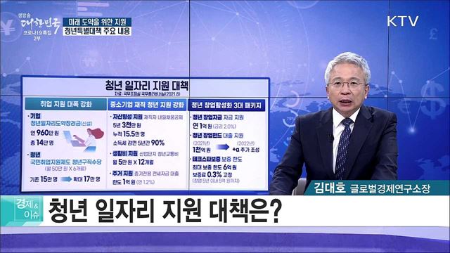 미래 도약을 위한 지원, 청년특별대책 주요 내용 [경제&#38;이슈]