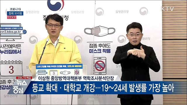 코로나19 정례 브리핑 (21. 09. 07. 14시) 
