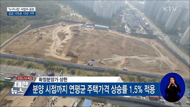 &#39;누구나집&#39; 사업자 공모···집값 10&#37;로 10년 거주