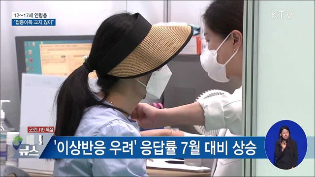 &#34;이상반응 현장대응···12~17세 접종이득 크지 않아&#34;