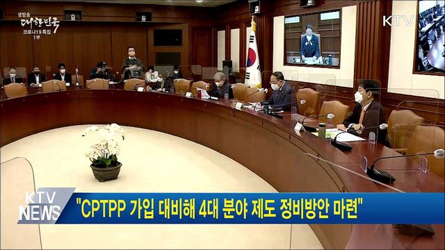 &#34;CPTPP 가입 대비해 4대 분야 제도 정비방안 마련&#34;