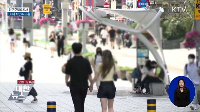 인구주택총조사···30대 42.5&#37; 미혼