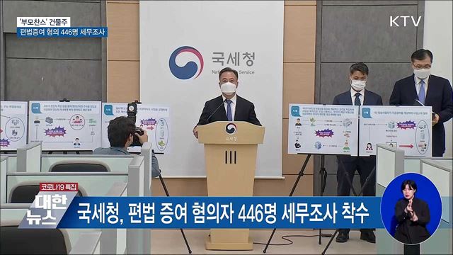 &#39;부모찬스&#39; 건물주···편법증여 혐의 446명 세무조사