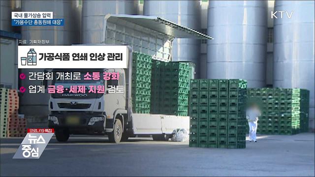 정부 &#34;물가상승 압력 가용수단 총동원해 대응&#34;