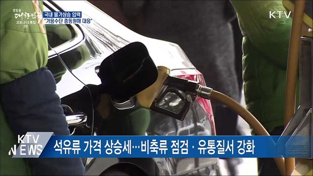 정부 &#34;물가상승 압력 가용수단 총동원해 대응&#34;