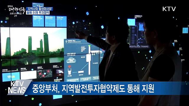 &#39;지역사회 활성화사업&#39; 추진···올해 51개 투자협약