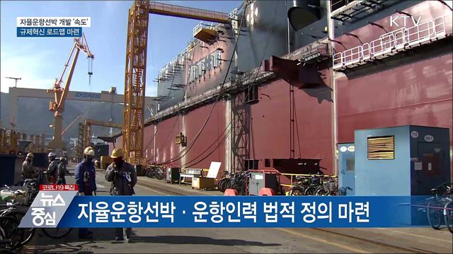자율운항선박 개발 &#39;속도&#39;···규제혁신 로드맵 마련