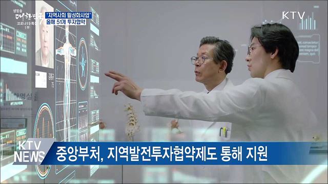 &#39;지역사회 활성화사업&#39; 추진···올해 51개 투자협약