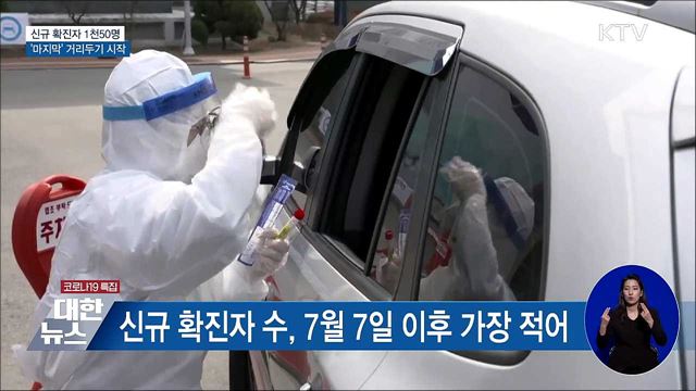 단계적 일상회복 전 &#39;마지막&#39; 거리두기 시작