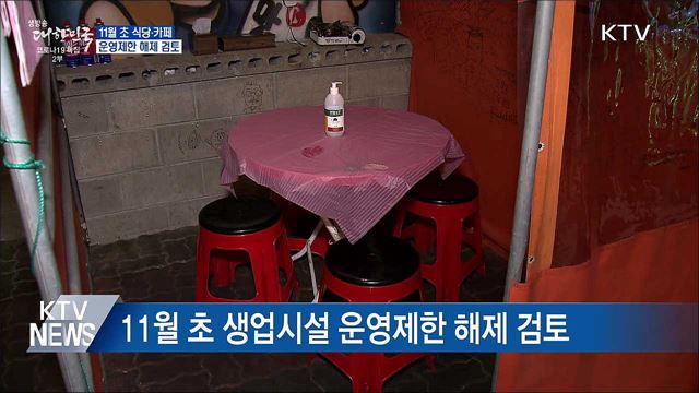 &#34;다음 달 식당·카페 운영시간 제한 해제 검토&#34;