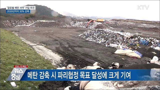 &#39;글로벌 메탄 서약&#39; 가입 추진···배출량 30&#37; 감축
