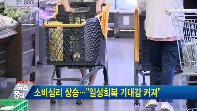 소비심리 상승···&#34;일상회복 기대감 커져&#34;