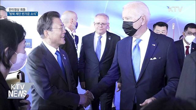 한미정상 회동···&#34;교황 방북 제안 반가운 소식&#34;
