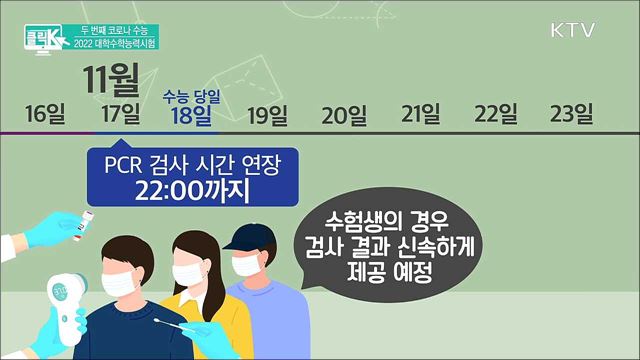 두 번째 코로나 수능 2022 대학수학능력시험 [클릭K]