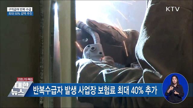 구직급여 반복해서 받으면 최대 50&#37; 감액