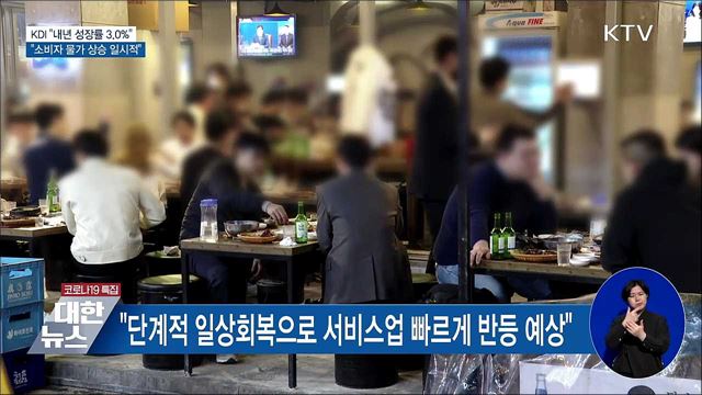 KDI &#34;내년 성장률 3.0&#37;···소비자물가 상승 일시적&#34;