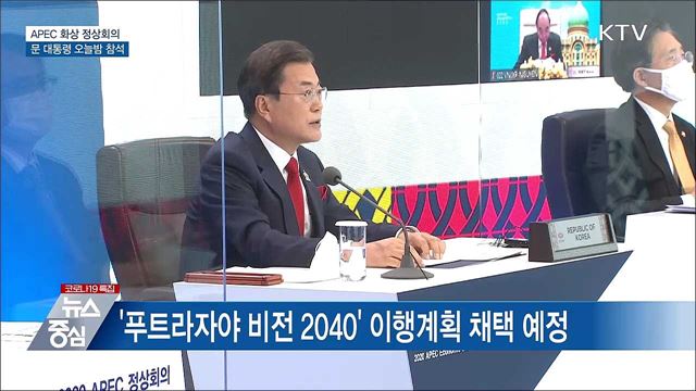 문 대통령, 오늘 &#39;APEC 화상 정상회의&#39; 참석