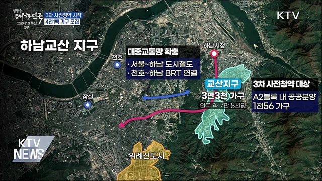 하남·과천 등 &#39;3차 사전청약&#39;···4천1백 가구 모집