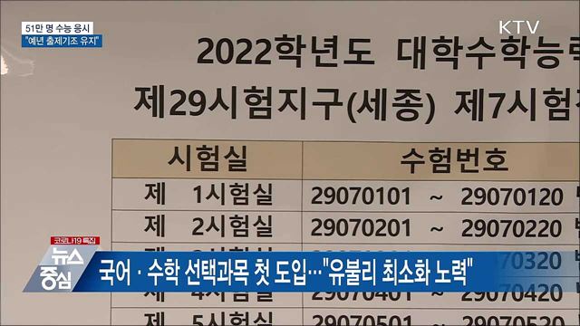 51만 명 응시···&#34;예년 출제기조 유지&#34;