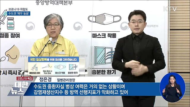 수도권 위험도 &#39;매우 높음&#39;···&#34;방역강화 필요&#34;