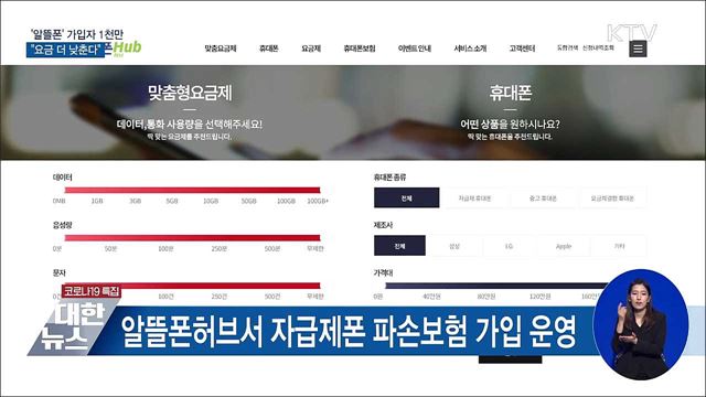 &#39;알뜰폰&#39; 가입자 1천만···&#34;요금 더 낮춘다&#34;