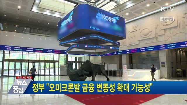 정부 &#34;오미크론발 금융 변동성 확대 가능성&#34;