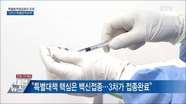 특별방역점검회의···&#34;2단계 유보·4주간 특별방역&#34;