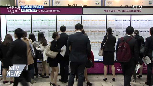 사회적경제 활성화 4년···기업·고용 &#39;증가&#39;