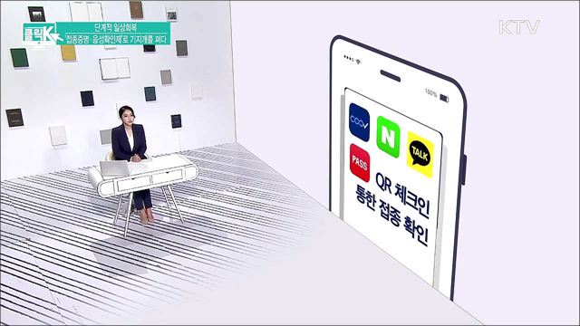 단계적 일상회복 &#39;접종증명·음성확인제&#39;로 기지개를 펴다 [클릭K]