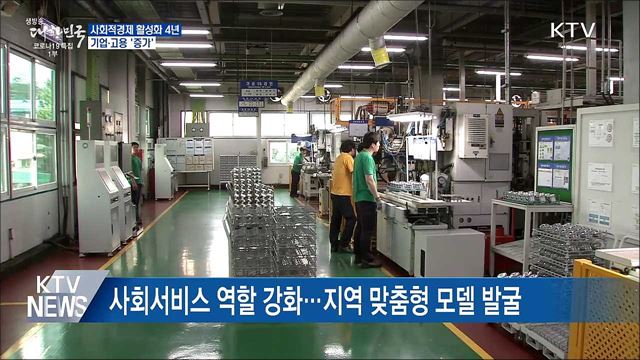 사회적경제 활성화 4년···기업·고용 &#39;증가&#39;