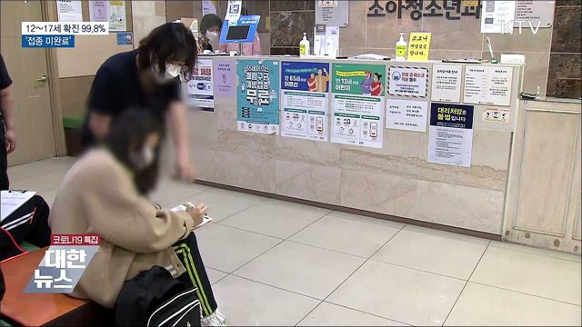 12~17세 확진자 99.8&#37; &#39;접종 미완료&#39;