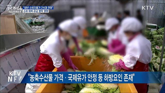한은 &#34;내년 소비자 물가 상승률 2&#37;대 전망&#34;