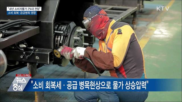 한은 &#34;내년 소비자 물가 상승률 2&#37;대 전망&#34;