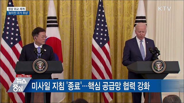 정상 외교 재개···&#39;높아진 국가 위상&#39; [10대 뉴스]
