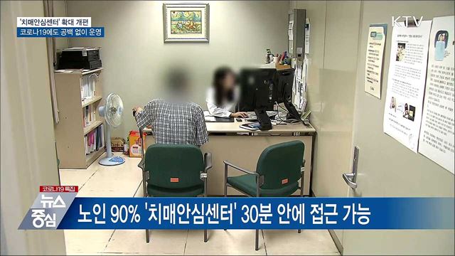 &#39;치매안심센터&#39; 확대 개편···코로나19 상황 맞춤 운영