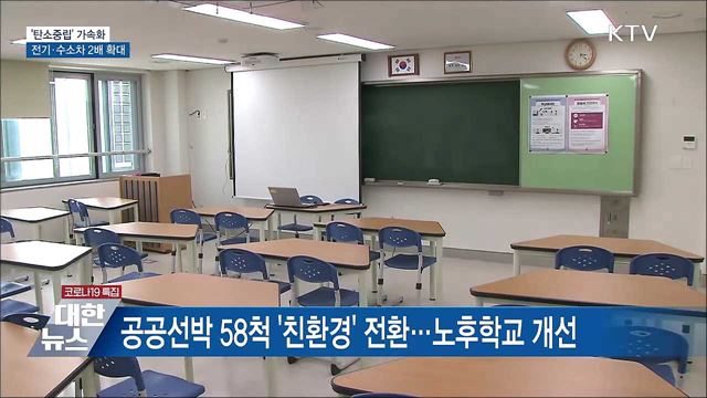 &#39;탄소중립&#39; 가속화···전기·수소차 2배 확대