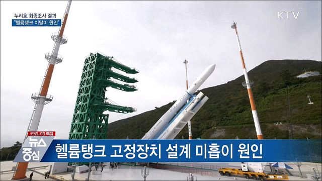 누리호 최종조사 결과···&#34;헬륨탱크 이탈이 원인&#34;