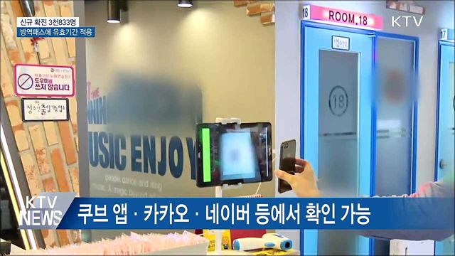 내일부터 &#39;방역패스&#39;에 유효기간 적용