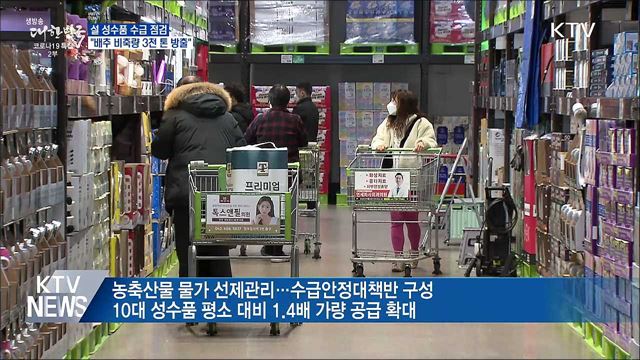 설 성수품 수급 점검···&#34;배추 비축량 3천 톤 방출&#34;