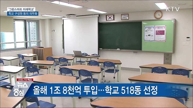 &#39;그린스마트 미래학교&#39;···학교 구성원 동의 의무화