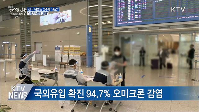 전국 위험도 2주째 &#39;중간&#39;···&#34;장기 유행 대비&#34;